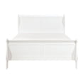 thumbnail image 2 of Classic Style Bed, White Queen Size Bedroom Furniture, Wood With Headboard And Bed In Style, Finish, Furniture &, 2 of 2