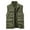 Army Green, variant on ameIAEA Mens Sleeveless Vest Stand Collar Full Zip Hiking Jacket Lightweight Outdoor Outwear