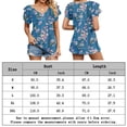 thumbnail image 2 of Camiseta informal para mujer blusas de verano con cuello en V que combinan con todo suaves para el trabajo de compras FLhrweasw Para estrenar, 2 of 6