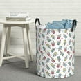 thumbnail image 6 of Honeii Milk Tea Print Laundry Hamper Basket,Baby Nursery Woven Storage Basket for Toys Bin,Pillows,Blankets,Clothes-Small, 6 of 6