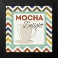 thumbnail image 2 of Studio, Sd Graphics 20x20 Black Modern Framed Museum Art Print Titled - Chevron Coffee IV, 2 of 5
