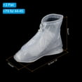 thumbnail image 2 of Uxcell Cubierta de Zapatos Impermeable Reutilizable Antideslizante con Cremallera, Blanca 2 Pares (XXXL), 2 of 7