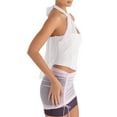 thumbnail image 6 of KelaJuan Women Summer Halterneck Tops Corset Mesh Bandage Backless Sleeveless Crop Tops Streetwear, 6 of 7