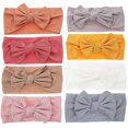 thumbnail image 2 of Baby Wide Headband for Newborn Knot Hair Wraps 8Pc, 2 of 3