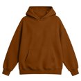 thumbnail image 3 of Womens Oversized Hoodies Satin lined Hoodies Oversized Sweatshirt Fall Sweaters Casual Y2K Jacket Clothes, L, 3 of 4