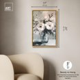 thumbnail image 5 of White Petal Ghosts Canvas Print Floral Wall Decor by Art Remedy, Gold Frame, 16 x 24, 5 of 7