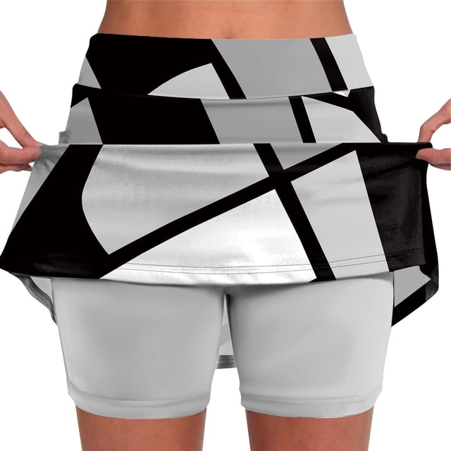 Cuhas.CA Shorts de Sport Mode pour Femmes, Noir, 5TG