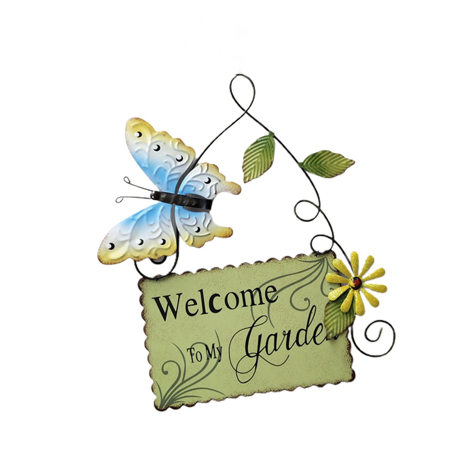Floral Butterfly Colourful plaque with sentiment 66250 JD Family Gift 
