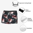thumbnail image 3 of Gaeub Watercolor Floral Print Men's Boxer Briefs,Super Fit Boxer Briefs for Men,Quick-Dry Underwear with 4-Way Stretch-XX-Large, 3 of 5