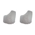 thumbnail image 1 of Greeniant Funda de poliéster para asiento de barco, portátil, plegable, reutilizable, lavable, cuerda elástica desmontable, barcos de pesca, funda Blanco 2piezas Greeniant CBP347309, 1 of 5