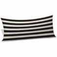 thumbnail image 2 of Black Striped Body Pillow Covers 20"x54", Farmhouse Country Minimalist Cream Stripes Soft Brushed Microfiber Breathable Throw Pillow Covers, Decorative Pillowcase with Zipper for Sofa Couch Bedroom, 2 of 9