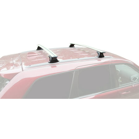 BRIGHTLINES Roof Rack Crossbars for 2011-2019 Jeep Grand Cherokee Altitude SRT with Roof Black