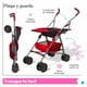 thumbnail image 4 of Carriola de bastón The Baby Shop compacta,frenos,arnés,8 llantas Rojo, 4 of 6