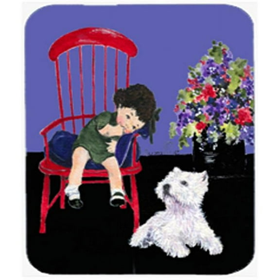 Westie Mouse Pad, Hot Pad Or Trivet