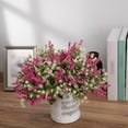 thumbnail image 3 of Gypsophila Bouquet Wedding Home Decoration Simulation Flower Holding Flower Rose Wall Fake Flower, 3 of 7