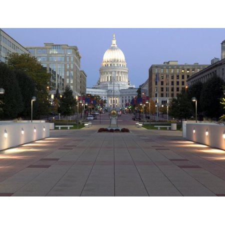 Wisconsin State Capitol Building, Madison, WI Print Wall Art By Walter (Best Breweries In Madison Wi)