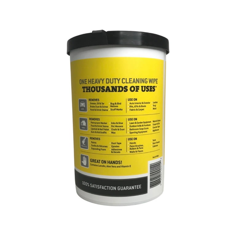 Tub O' Towels Heavy Duty Cleaning Wipes: 10 x 12, Multi Surface, 90 Wipes  TW90 - Advance Auto Parts