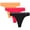 Diva Pink/Orange Pop, variant on Umbro Women's Seamless Thong Panties 3 Pack