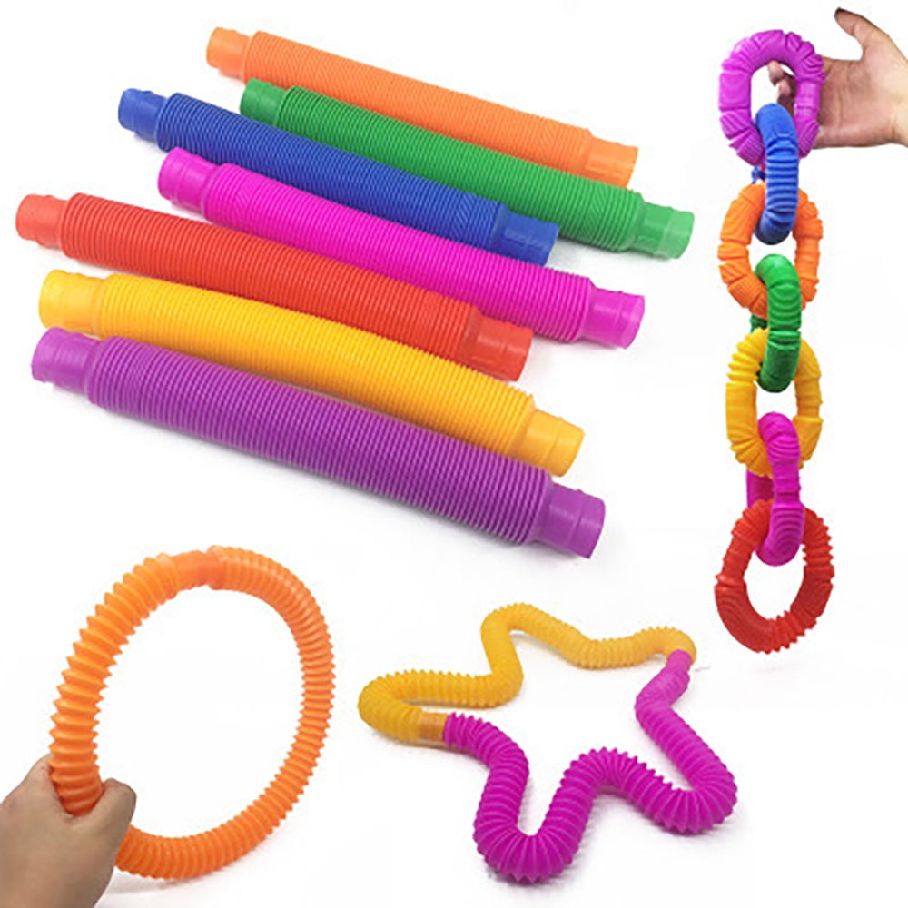 Bangers Pop Tube jouets SENSORY tubes Stress Relief Stretch Tuyau Outils STRESS Toy 