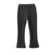 thumbnail image 1 of Pantalones largos para niños, de color sólido, con cintura elástica y engrosamiento, de poliéster, ideales como leggings deportivos informales para niñas., 1 of 6