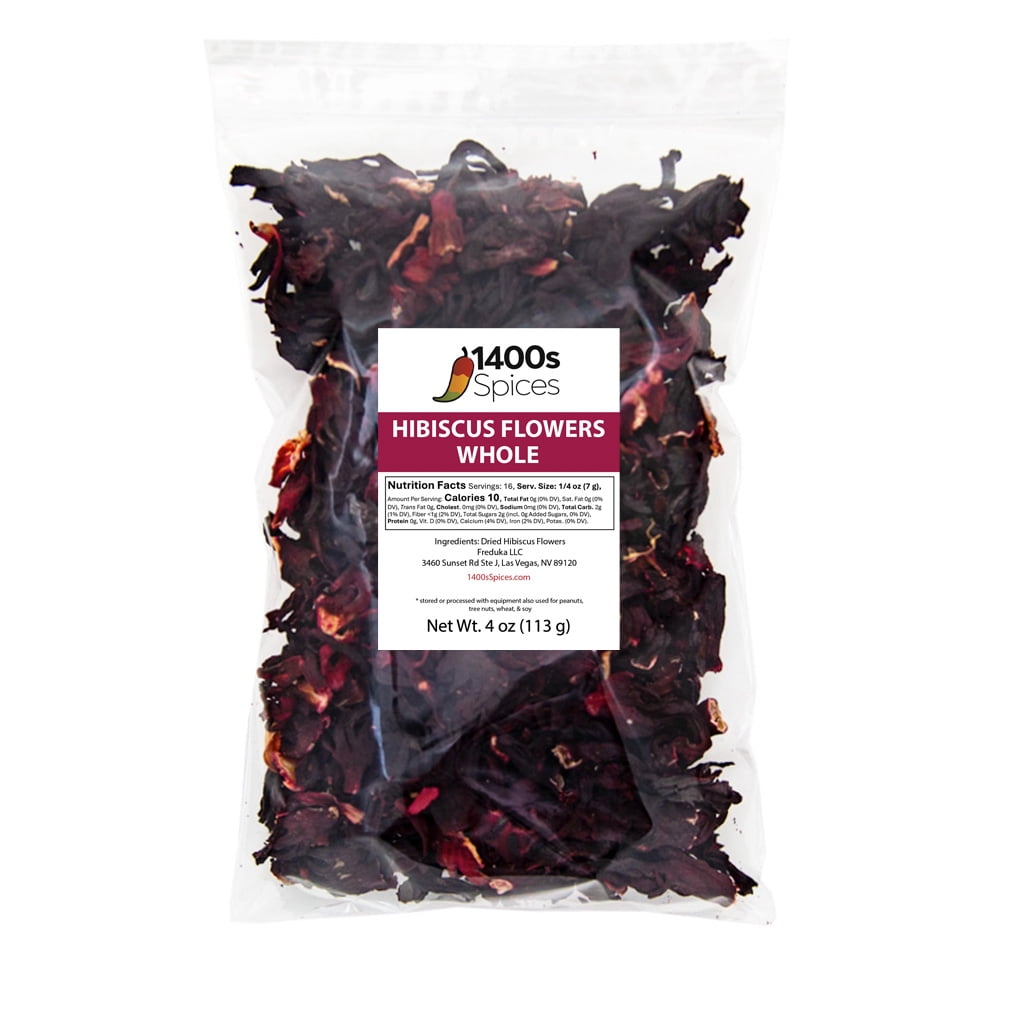 Orale! Hibiscus Flower, 8 oz, Authentic Flor de Jamaica Dried Flowers