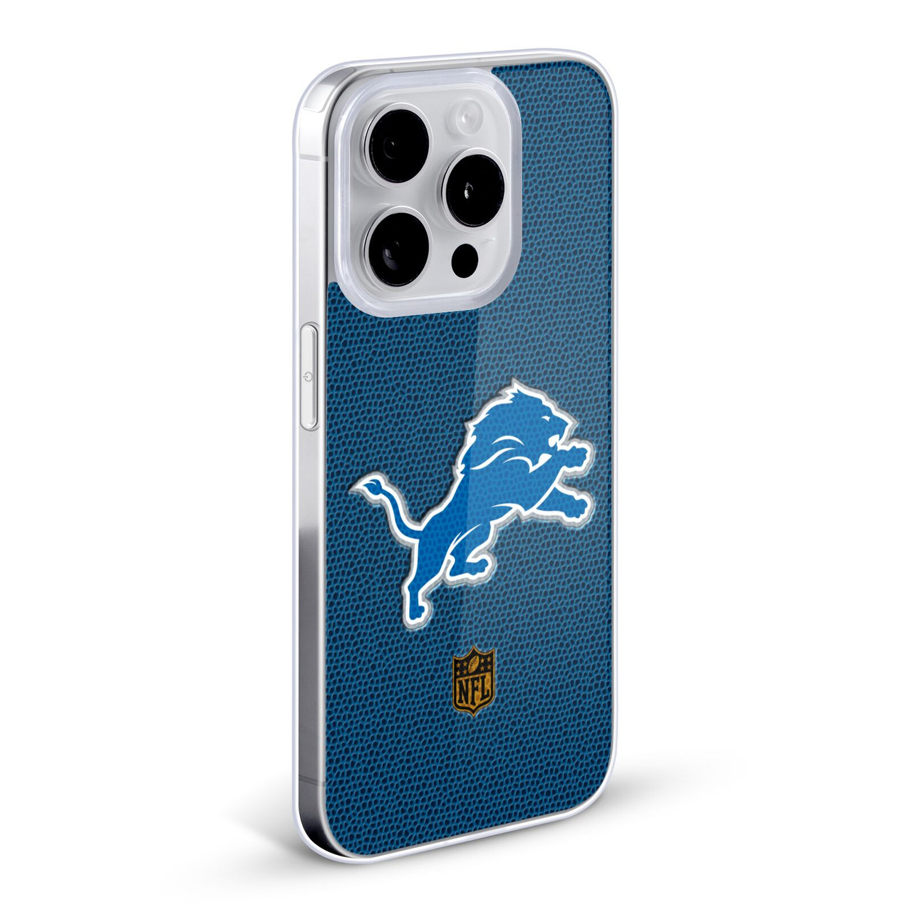 Head Case Designs NFL Detroit Lions Logo Football Soft Gel Case for Apple iPhone 15