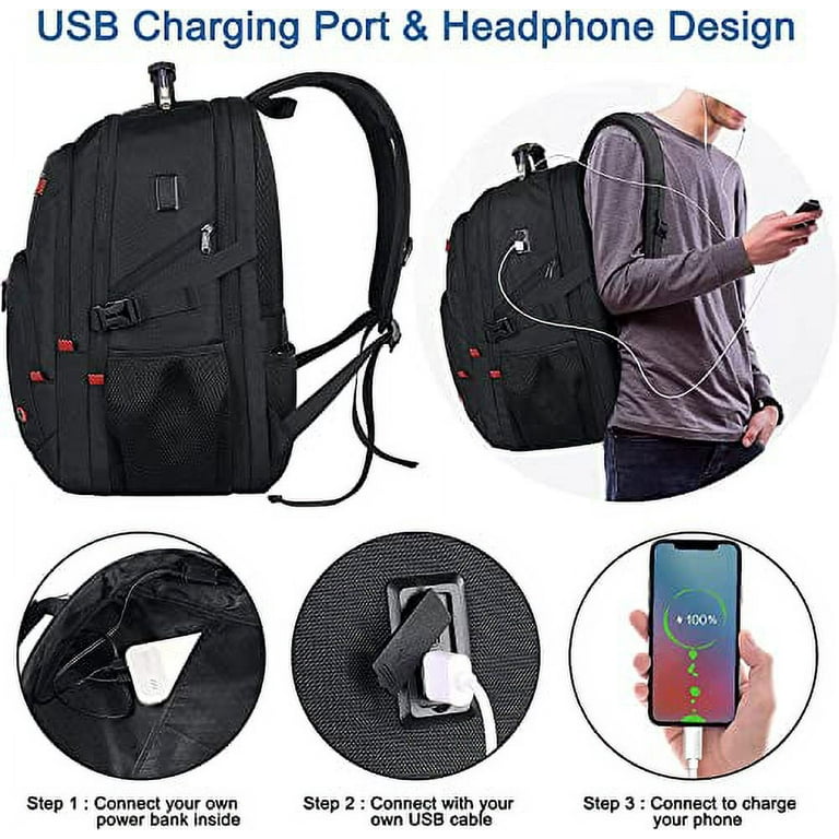Z-MGKISS 50L TSA Backpack, Durable 17'' Laptop Bag Z-MGKISS 50L TSA Backpack, Durable 17'' Laptop Bag