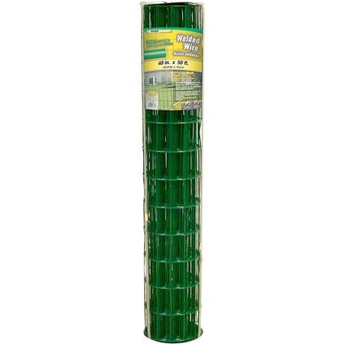 YARDGARD 4 Inch by 2 Inch Mesh, 48 Inch by 50 Foot 14 Gauge PVC Coated Welded Wire Fence by Midwest Air Technologies