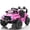 pink, variant on Jeep 12V Ride on Car with Remote Control/Bluetooth, Jeep Wrangler Rubicon Battery Powered Ride on Truck Toy w/Dual Wheel Suspension, Electric Car for Kids Toddler, Red