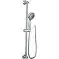 thumbnail image 1 of Moen Eco-Performance Chrome Handheld Showerhead with 69-Inch-Long Hose and Featuring 30-Inch Wall-Mounted Slide Bar, Four-Function Hand Shower Offers Personalized Spray, 3667EP, 1 of 8