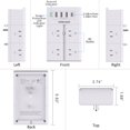 thumbnail image 6 of Wall-Mount Surge Protector - 8 AC Outlets and 4 USB (1 USB-C), Smart Charging, Space-Saving Plug Extender for Home, Office, ETL Listed, 6 of 6