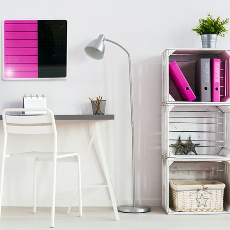 UPC: 0841776103850 | Viztex® Glacier Violet & Black Plan & Grid Glass Dry Erase Board – 14  x 14