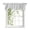 Gray, variant on Mint Green Checks Tie Up Valances Curtain, Gingham Plaid Abstract Modern Minimalist Adjustable Rod Pocket Window Treatment Short Tie Up Curtains Valances for Kitchen Living Room Bathroom 60x18 Inches