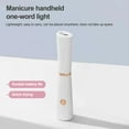 thumbnail image 7 of Lohuatrd Handheld Nail Lamp Portable 3W LED 25/60S Timing Rechargeable Gel Polish Drying UV LED Nail Light Manicure Dryer Nail Salon Nail Art Tools, 7 of 7
