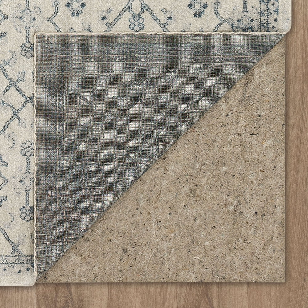 Mohawk Home Arete Floral Indoor Polyester Area Rug, Blue, 5'3" x 8'