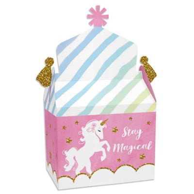 Details about   12 Unicorn Treat Boxes Rainbow Birthday Party Favour Goody Gift Cake Box 12pc