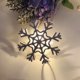 thumbnail image 3 of Caja de batería LED Navidad copo de nieve blanco cadena de luces árbol de Navidad muñeco de nieve colgante vacaciones decoración del hogar Wmkox8yii  gf8215, 3 of 7