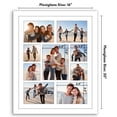 thumbnail image 3 of Americanflat 16x20 Picture Frame with Polished Plexiglass Collage Multi Frames Fit One Four Photos - White, 3 of 8