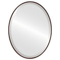 thumbnail image 1 of Miroir Ovale Encadré Singapore - Cerisier Noir - 17 Pouces x 21 Pouces, 1 of 7