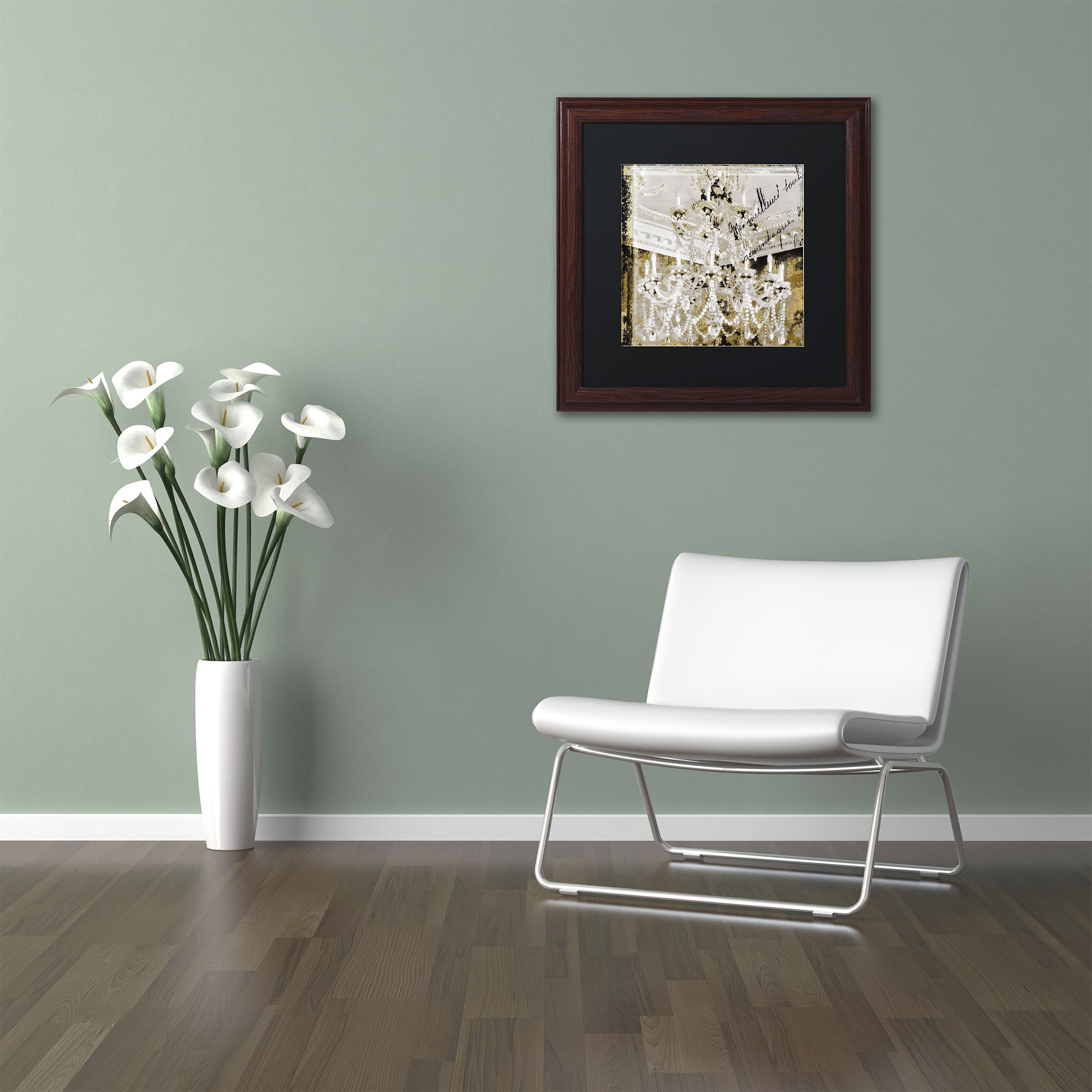 Trademark Fine Art "Chand 2" Canvas Art by Color Bakery, Black Matte, Wood Frame