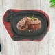 thumbnail image 2 of 1 bandeja para asar, antiadherente, para barbacoa, teppanyaki, para filetes de res, para hornear, 2 of 7