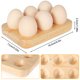 thumbnail image 4 of Bandeja De Huevos Soporte De Madera Para Huevos 6 Agujeros Organizador De Huevos Estante Ahorro De Espacio Muyoka Hogar, 4 of 6
