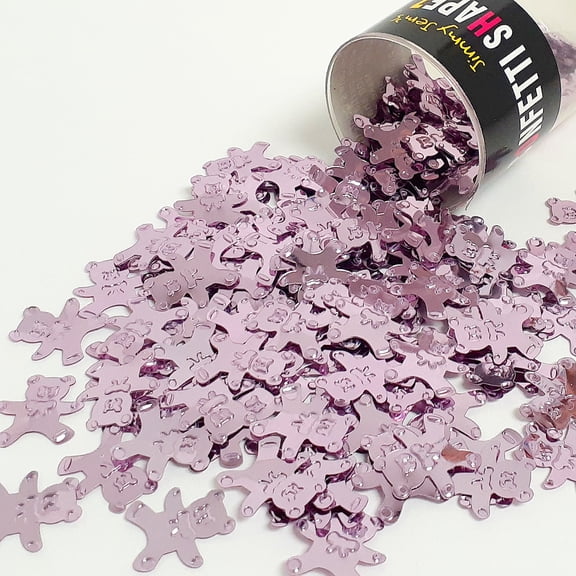 Confetti Teddy Bear in Pink - Pouch (1/2 oz) - CCP9433