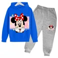 thumbnail image 3 of Nueva sudadera con capucha y pantalón de dibujos animados de Mickey y Minnie, conjunto para niños y niñas, primavera y otoño, conjunto de 2 piezas de sudadera con capucha para niños, ropa para bebés y, 3 of 5