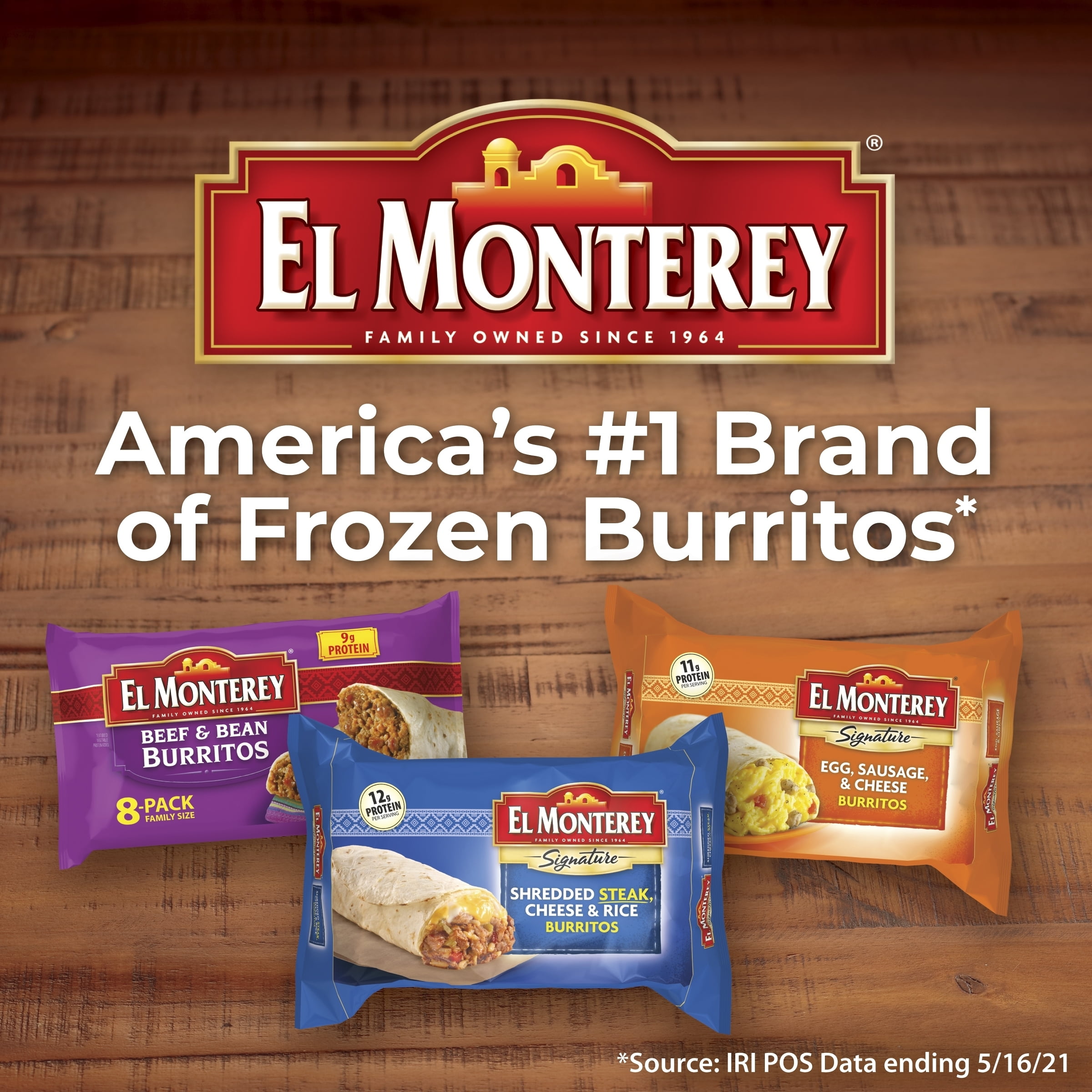 El Monterey Burritos, Variety, 30 ct