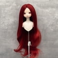 thumbnail image 4 of Peluca De Muñeca De Seda Larga Y Rizada Con Raya Central Para Muñecas Articuladas Con Bolas Peluca De Muñeca De Pelo Largo Y Rizado Con Raya Central Peluca De Muñeca De, 4 of 7