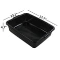thumbnail image 2 of 3-Pack 13 L Plastic Commercial Tote Box with Lid, Bus Tubs/Bus Box, Gray, 2 of 7