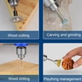 thumbnail image 4 of Joernso 3Pcs/Set Electric Drill Stepless Speed Regulation Comfortable to Hold Aluminum Alloy Mini Small Electric Hand Drill for DIY Woodworking, 4 of 8