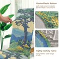 thumbnail image 5 of Yayeee 2 Pack Dining Chair Covers Stretch Parson Chairs Slipcovers Seat Protector, Retro Mountain, 5 of 6
