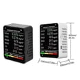 thumbnail image 3 of 6-in-1 Air Quality Detector for PM2.5 PM10 HCHO TVOC CO CO2 with LCD Display, 3 of 5